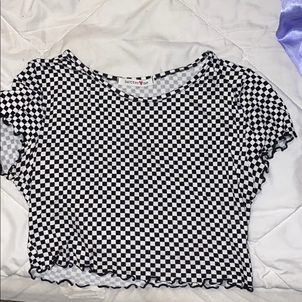 Checkered top